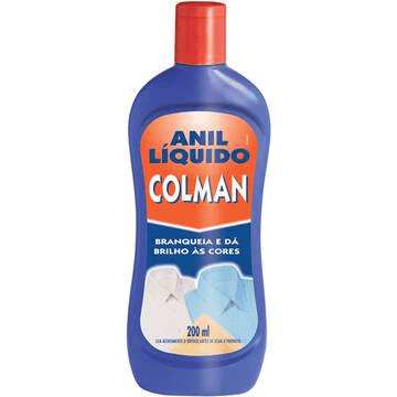 Branqueador Pós Lavagem Anil Colman 200ml Líquido Unit