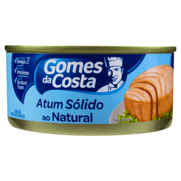 Atum Sólido Ao Natural Gomes Da Costa Lata 120G