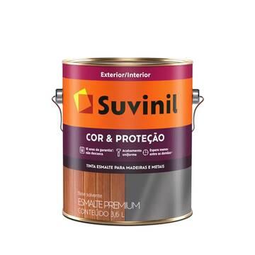 Esmalte Cor e Proteção Base Solvente - Brilho Marrom 3,6 Litros