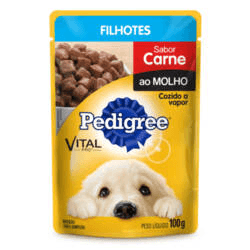 Alimento para Cães Filhotes Carne ao Molho Pedigree Vital Pro Sachê 100g