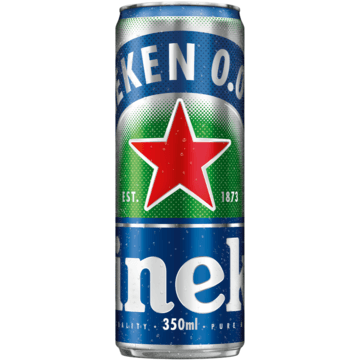 Cerveja Heineken 0,0% Alcool Lata Sleek 350ml