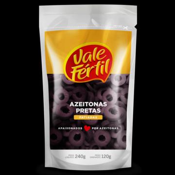 Azeitona Preta Fatiada Sachê 120g - Vale Fértil