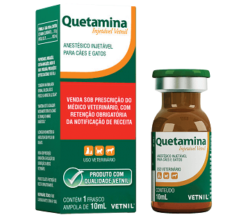 Quetamina Injetavel Caes E Gatos 10Ml - Vetnil