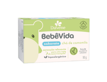 BEBE VIDA SABONETE VEGETAL CHA DE CAMOMILA DAVENE 90G