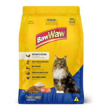 BAW WAW ALIMENTO GATO PEIXE-12X900G