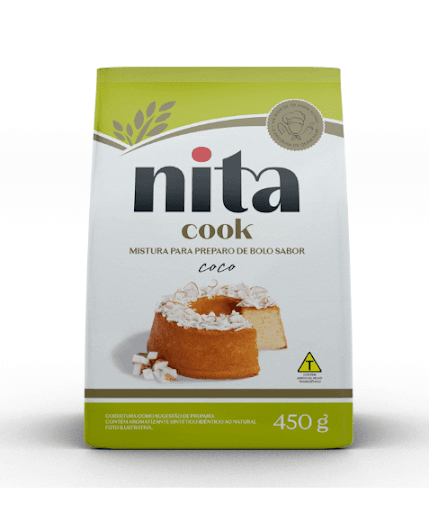 Mistura de Bolo Nita - Coco 450g - Disponível em embalagens sachê de 450 gramas.









Vantagens




• As misturas para bolo oferecem tudo que uma dona de casa quer: praticidade, rapidez e garantia de um bom resultado final.









Coco




Ingredientes: Farinha de trigo enriquecida com ferro e ácido fólico, açúcar, amido de milho, gordura vegetal hidrogenada, fermento químico (bicarbonato de sódio, pirofosfato ácido de sódio, fosfato monocálcio, pirofosfato de cálcio, fosfato de alumínio e sódio), aroma sintético idêntico ao natural, propionato de cálcio e espessante goma guar ou goma xantana.




Validade: 210 dias a partir da data de fabricação.




ALÉRGICOS: CONTÉM DERIVADO DE TRIGO E SOJA E PODE CONTER CENTEIO, CEVADA, AVEIA, TRITICALE E LEITE.




CONTÉM GLÚTEN