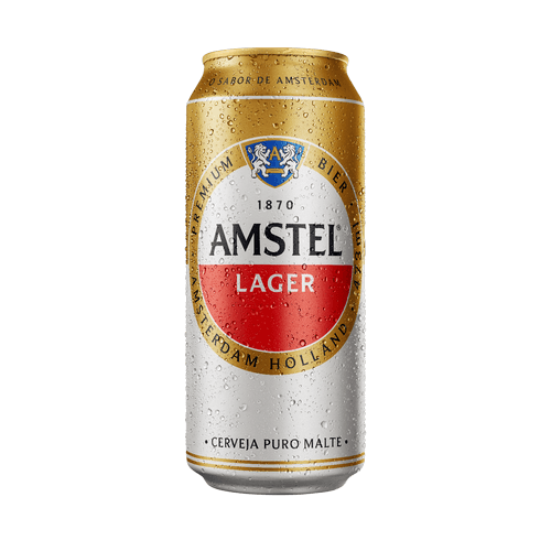 Cerveja Amstel Lata 473ml - Cerveja Amstel Lata 473ml Aprecie com moderação. Venda e consumo proibidos para menores de 18 anos.