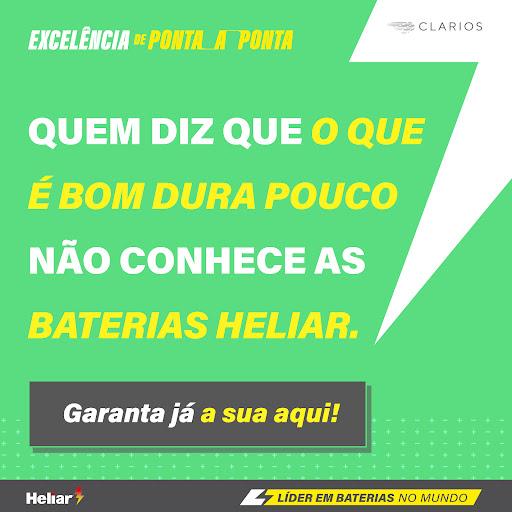 Se você já passou perrengue por causa de bateria, sabe que bateria boa é a que dura mais. E a que dura mais é Heliar. Garanta aqui a sua!