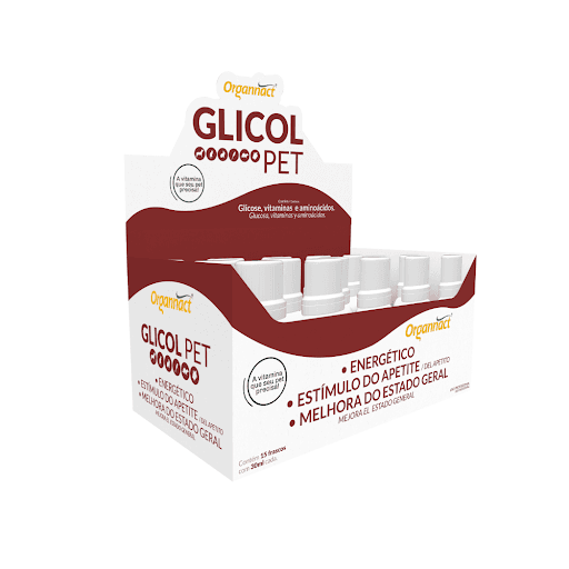 Glicol Pet 30Ml - Organnact - ("Meu pet não tá comendo bem.")





Auxilia no estado geral do animal, no estímulo do apetite e na oferta de energia. Indicado em diversas situações: animais submetidos a cirurgia; apáticos; sem comer; magros; desanimados. Estimulante do apetite. Energético. Melhora a qualidade da nutrição diária fornecida. Repõe aminoácidos, vitaminas e minerais.