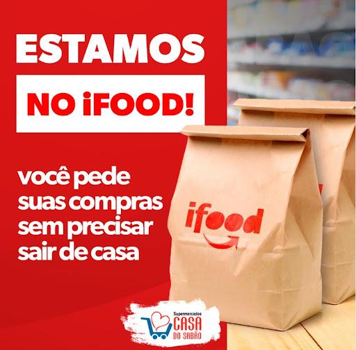 Estamos no iFood! Faça suas compras sem sair do conforto de casa. Com apenas alguns cliques, tudo que você precisa chega até você rapidinho! 🛒✨

📲 Acesse o iFood, procure por nós e aproveite a praticidade.

#SupermercadosCasadoSabão #Ifood #Compras #Delivery #Supermercado