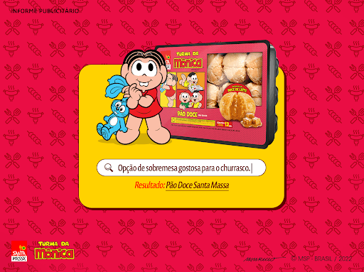 O Pão Bolinha Doce Turma da Mônica tem um recheio de doce de leite único e saboroso que vai deixar a sobremesa da sua família ainda mais gostosa. Experimente!