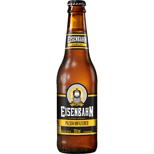 Cerveja Eisenbahn Unfiltered Long Neck 355ml - Cerveja Eisenbahn Unfiltered Long Neck 355ml Aprecie com moderação. Venda e consumo proibidos para menores de 18 anos.