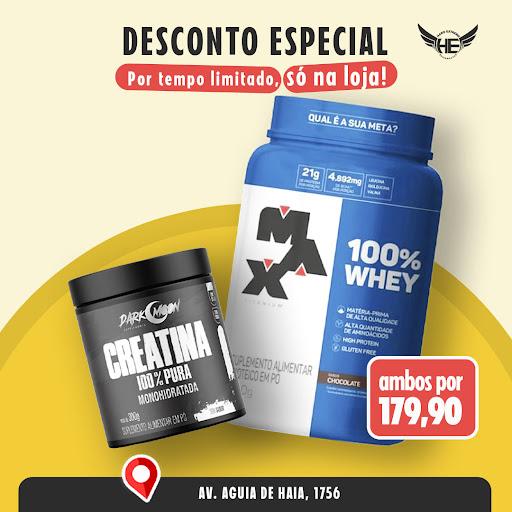 Não paga mais caro, não!
Suplemento top com preço justo:
💪 Whey Max + 💥 Creatina Darkmoon
Só R$179,90
📍 Av. Água de Haia, 1756 – Loja física