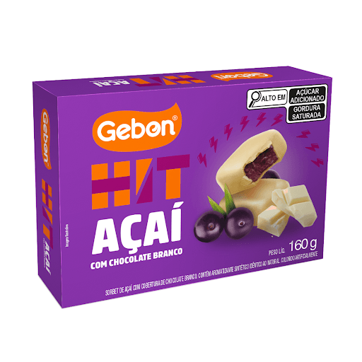 HIT ACAI-ACAI COM CHOCOLATE BRANCO - Descubra o novo HIT Açaí com Chocolate Branco, uma dupla que formou uma combinação irresistível e que vai conquistar seu paladar.
ALÉRGICOS: CONTÉM DERIVADOS DE LEITE E DE SOJA. PODE CONTER AMÊNDOAS, AMENDOIM, AVELÃS, CASTANHA-DE-CAJU, CASTANHA-DO-BRASIL E NOZES. CONTÉM LACTOSE. NÃO CONTÉM GLÚTEN.