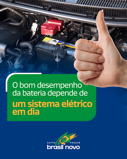 🔋 Desempenho de verdade começa com um sistema elétrico em dia!

Na Brasil Novo, fazemos uma checagem completa — do alternador à fiação — para garantir que sua bateria funcione com eficiência e tudo opere em harmonia.

✔ Revisão elétrica precisa
✔ Mais segurança, durabilidade e confiança
✔ Qualidade garantida pelo padrão Bosch Service

Brasil Novo: tudo o que seu carro precisa, em um só lugar!

Entre em contato e agende seu serviço:
📲 (31) 3839-7575 (Link na Bio)
📍 Av. Ver. Osório Sampaio, 150 - Vila Santa Rosa, Itabira - MG.

#BrasilNovo #ItabiraMG #BoschCarService #OficinaMecânica #AutoPeças #ManutençãoAutomotiva