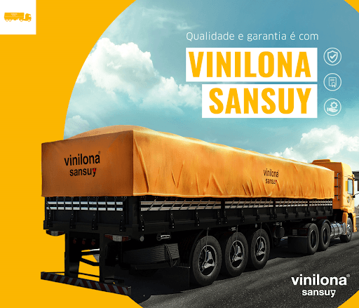 A Vinilona da Sansuy é pioneira no Brasil O produto revolucionou o mercado e trouxe uma opção de qualidade para os caminhoneiros que sempre estiveram em busca de resistência e funcionalidade. A Vinilona foi um ponto de mudança, e, hoje, é uma tradição que pode ser vista nas estradas de todo o país. Venha conferir em nossa loja!