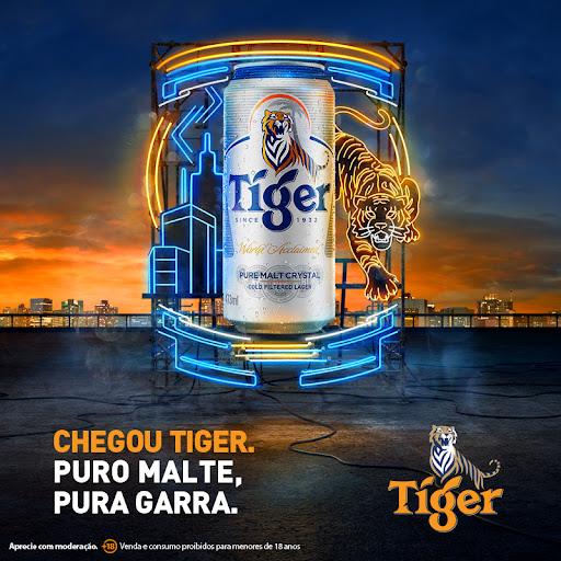 Chegou Tiger! Presente em mais de 50 países, Tiger é uma cerveja puro malte, intensa e refrescante e feita com muita garra. E claro que
você não pode deixar de experimentar, né? #ChegouTiger