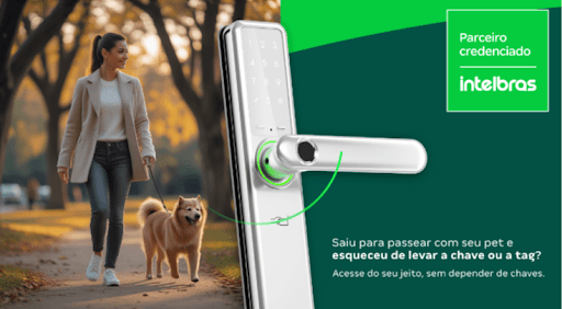 Fechadura - Especialista em segurança, a Intelbras desenvolve soluções personalizadas para proteger seu patrimônio. Com a fechadura smart IFR 7000, você entra com senha, biometria ou app, sem preocupação e sem chaves. Design sofisticado, embutida na porta e com alarme antifurto.
Com um portfólio completo que inclui fechaduras elétricas, eletroímãs e solenoides. Com as fechaduras digitais Intelbras, você entra em casa do seu jeito.