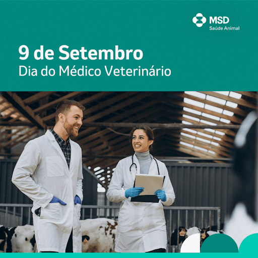 Dia do Médico Veterinário - Hoje celebramos aqueles que dedicam suas vidas ao cuidado e bem-estar dos animais. Seu trabalho vai além da medicina. É um ato de amor, compaixão, paciência e dedicação. Queremos agradecer a vocês, médicos veterinários, que são tão essenciais para a saúde de nossos animais de estimação, do campo, da vida selvagem e da saúde pública, garantindo que todos recebam o cuidado que merecem. Obrigado por sua paixão, conhecimento e compromisso. Seu trabalho faz do mundo um lugar melhor para todas as espécies.

Feliz Dia do Médico Veterinário!


MSD Saúde Animal.