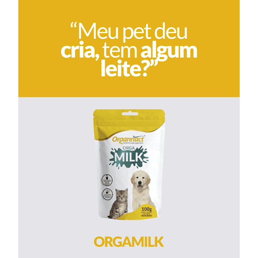 Orga Milk 300G - Organnact - ("Meu pet deu cria, tem algum leite?")









Orgamilk é um suplemento vitamínico mineral aminoácido indicado para filhotes de cães e gatos que necessitam de suporte nutricional na fase de amamentação até o desmame.









O produto pode ser utilizado como suporte nutricional em filhotes de cães e gatos que não estão recebendo leite de forma adequada, o que acontece, por exemplo, em casos de: fêmeas com pouco leite, filhotes órfãos, ninhada muito numerosa, filhotes muito grandes, fêmeas sem suporte nutricional.