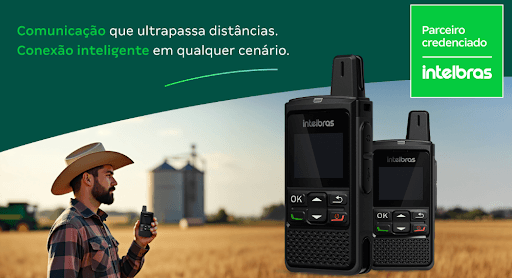 Redes | Rádios profissionais - O rádio profissional via celular RPC 360s leva a comunicação no campo e na cidade a um novo patamar: com conectividade 4G, Wi-Fi e integração com plataforma com gerenciamento remoto, garante conversas em tempo real e cobertura nacional. Robusto e de fácil operação, é a solução ideal para ambientes que exigem mobilidade, eficiência e segurança na troca de informações. Rádios LTE, Outdoor, Analógicos, Profissionais e muitos outros. Explore o portfólio de rádios profissionais da Intelbras e descubra como transformar a comunicação da sua operação sem complicação.