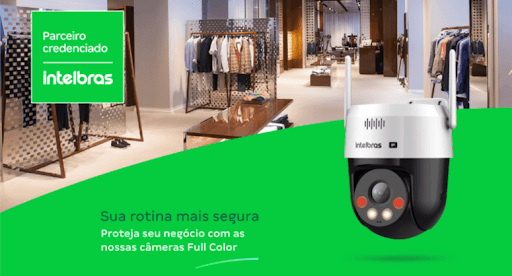 Especialista em segurança - Especialista em segurança, a Intelbras cria soluções personalizadas para proteger seu negócio. Como a VIPW 1300 Mini SD que conta com a tecnologia Full Color inteligente, áudio bidirecional e conexão WiFi, é o modelo perfeito para aplicações profissionais. Além disso, contamos com um portfólio completo de câmeras IP, WiFi, Multi HD entre muitas outras opções para deixar o seu negócio mais seguro. Nós protegemos o que mais importa pra você.