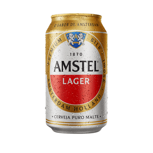 Cerveja Amstel Lata 350ml - Cerveja Amstel Lata 350ml Aprecie com moderação. Venda e consumo proibidos para menores de 18 anos.