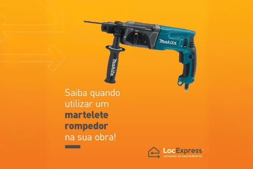 Se você precisa romper ou furar revestimentos de paredes e rebocos, o martelete rompedor é o equipamento ideal.
Além de também poder ser usado na retirada de azulejos, quebra de concreto, de alvenaria e cerâmica, porque é capaz de fazer furos com mais facilidade e agilidade.
Na LocExpress, você encontra marteletes rompedores de 2kg, 6kg e 11kg para sua obra ou reforma.
Independente da necessidade do seu projeto, estamos prontos para te ajudar.
LocExpress - Sua obra completa! 🚀