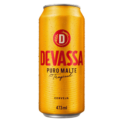 Cerveja Devassa Puro Malte Lata 473ml - Devassa é a cerveja puro malte tropical. Uma cerveja equilibrada, refrescante e fácil de beber, com espuma cremosa e sabor único.
A Devassa Puro Malte é produzida com apenas quatro ingredientes: água, lúpulo, malte e levedura. O que garante uma cerveja com mais harmonia, mais encorpada e uma cor muito mais dourada.
E você sabe porque a Devassa Puro Malte Tropical é diferente de todas as outras cervejas? Ela foi feita para nosso clima, com menos amargor no paladar e que dá aquela vontade de calçar o chinelo e sair por aí aproveitando o dia.
Harmonize a sua cerveja Devassa Puro Malte Tropical com praia, bons amigos e com aquele fim de tarde especial.
Devassa. É puro malte. É tropical.