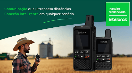 Redes - O rádio profissional via celular RPC 360s leva a comunicação no campo e na cidade a um novo patamar: com conectividade 4G, Wi-Fi e integração com plataforma com gerenciamento remoto, garante conversas em tempo real e cobertura nacional. Robusto e de fácil operação, é a solução ideal para ambientes que exigem mobilidade, eficiência e segurança na troca de informações. Rádios LTE, Outdoor, Analógicos, Profissionais e muitos outros. Explore o portfólio de rádios profissionais da Intelbras e descubra como transformar a comunicação da sua operação sem complicação.