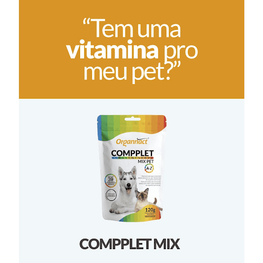 Compplet Mix Pet A-Z 120G - Organnact - ("Tem uma vitamina pro meu pet?")




Indicado para complementar a alimentação natural ou a base de ração. Produto completo com equilíbrio de vitaminas, minerais e aminoácidos para cães e gatos adultos. Possui Taurina, aminoácido essencial para gatos.